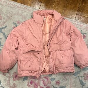 Free People Pink Puffer